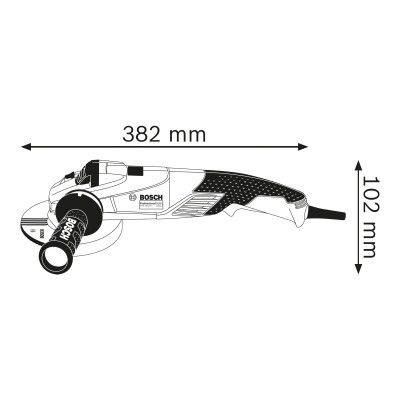 Шлифовальная машина Bosch GWS 18-150 L 150мм, 1800Вт, 10000об/мин, 2.6кг (0.601.7A5.000) | Зображення 4