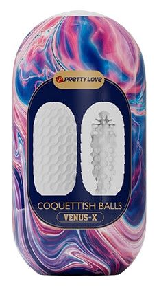 Мастурбатор яйцо Pretty Love - Coquettish balls VENUS-X, BI-014932-2 sexstyle