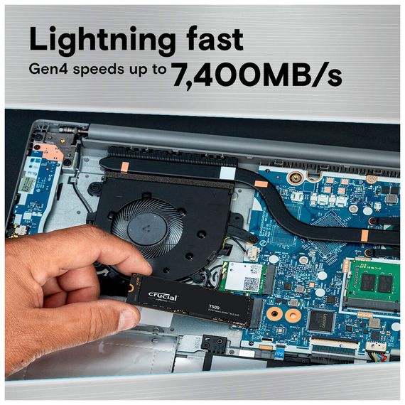 Накопичувач SSD M.2 2280 1TB T500 Micron (CT1000T500SSD8) | Зображення 1