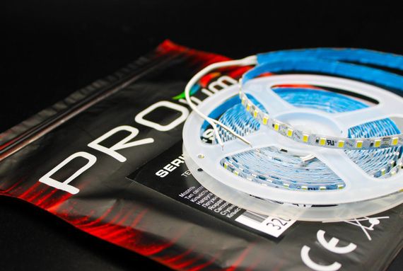 Світлодіодна LED стрічка PROLUM™ 12V 2835\120 IP20 S-TYPE Series SG Білий 5500-6000К | Зображення 4