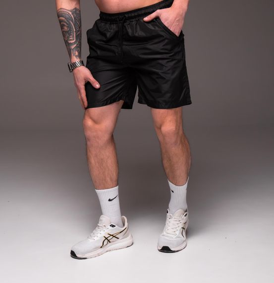 Мужские легкие шорты из плащевки внутри с сеткой RA2040, цвет черный, размер M | Зображення 2