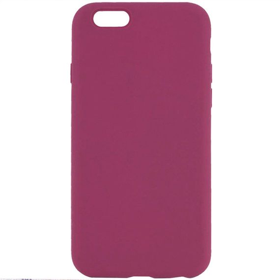 Чохол Silicone Case Full Protective (AA) NO LOGO для Apple iPhone 6/6s (4.7") Червоний / Rose Red