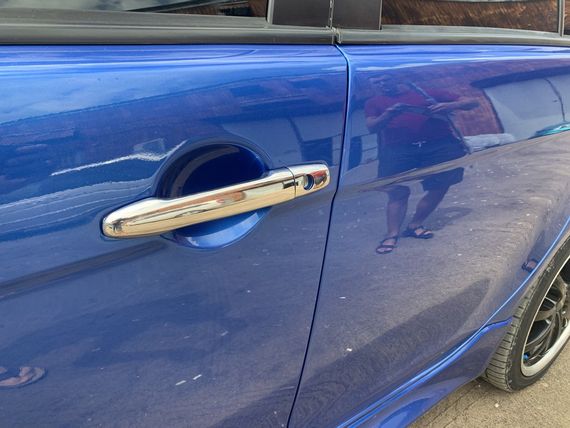 Накладки на ручки (4 шт) З чіпом, OmsaLine - Італійська нержавійка для Mitsubishi Lancer X 2008-2024 рр | Зображення 3