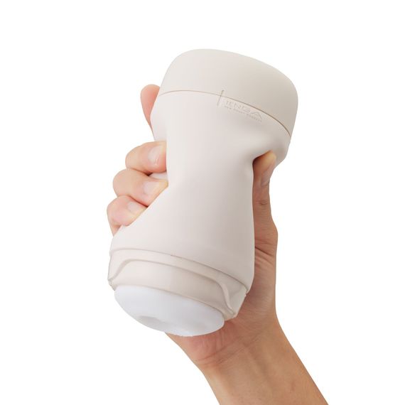 Мастурбатор TENGA PUFFY LATTE BROWN, ультрам’який матеріал, багаторазовий, наскрізний | Зображення 5
