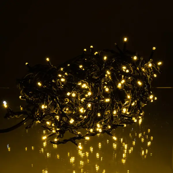Вулична гірлянда Бахрома 20 м 335 LED чорний провід Жовтий 20MBY | Зображення 2