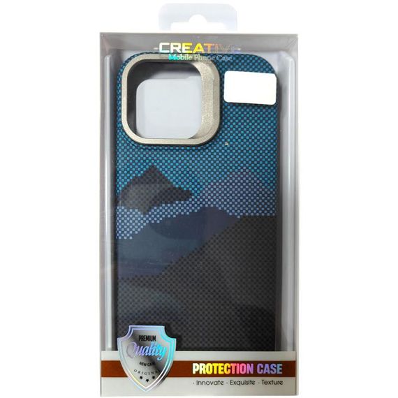 TPU чохол Pixel Craft with MagSafe для Apple iPhone 16 Pro (6.3") Mountain Blue | Зображення 2