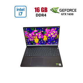 Ігровий ультрабук Dell Vostro 7500 / 15.6" (1920x1080) IPS / Intel Core i7-10750H (6 (12) ядер по 2.6 - 5.0 GHz) / 16 GB DDR4 / 256 GB SSD / nVidia GeForce GTX 1650, 4 GB GDDR6, 128-bit / WebCam б/в