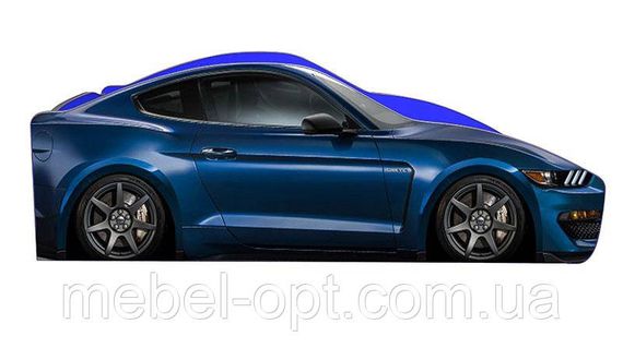 Ліжко машинка серія Бренд Ford-Mustang графіт, для дітей і підлітків | Зображення 5