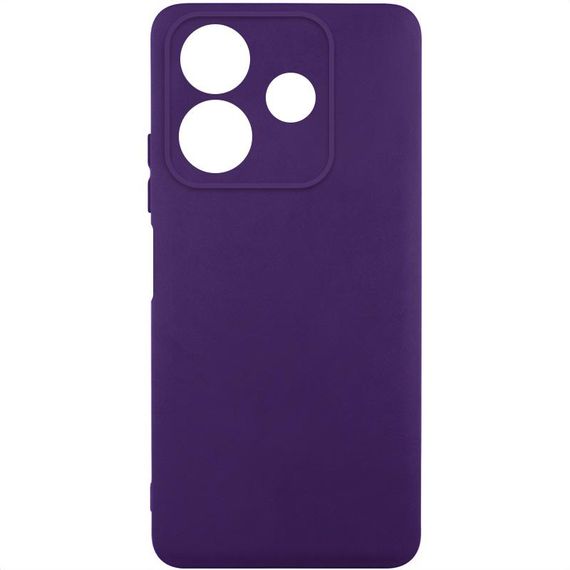 Чохол TPU GETMAN Liquid Silk Full Camera для ZTE Nubia V60 Темно фіолетовий / Dark Purple
