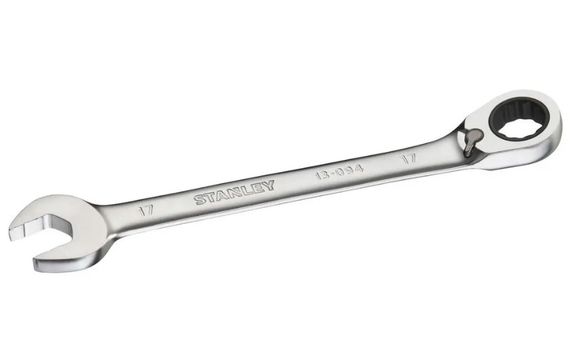 Ключ гайковий комбінований Stanley розмір 17 мм з храповим механізмом (FMMT13094-0)