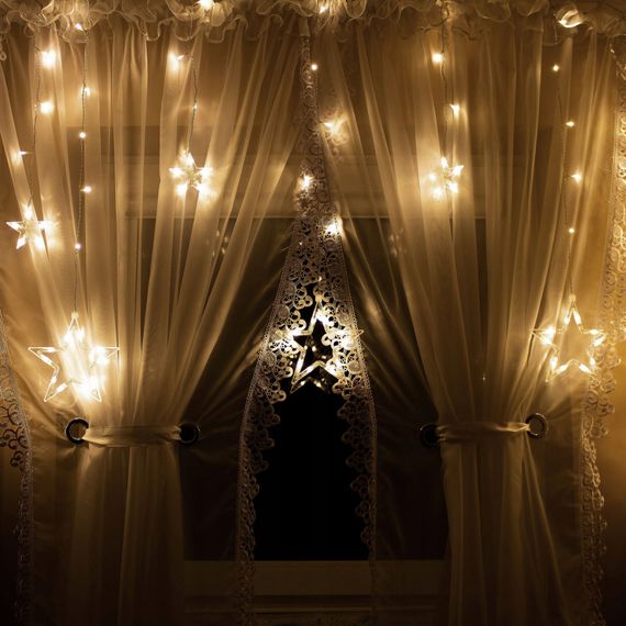 Гірлянда бахрома вулична (зовнішня) Springos 2 м 92 LED CL4010 Warm White | Зображення 1