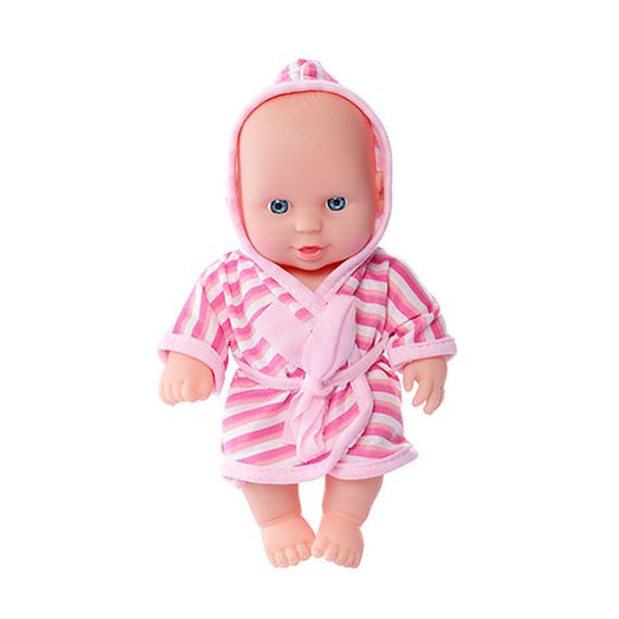 Детский игровой Пупс в халате Limo Toy 235-Q 20 см Розовый