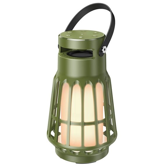 Bluetooth Колонка Hoco BS61 Wild fun outdoor campinh light Olive Green