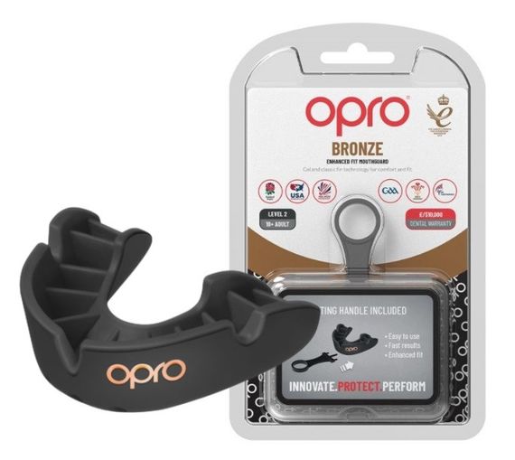 Капа OPRO Bronze дитяча (вік до 10) Black (art.102501001)