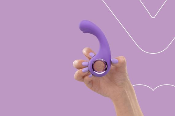 Вібратор для точки G FairyGasm BraveryAward violet | Зображення 7