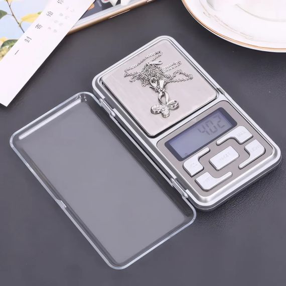 Ювелирные электронные весы до 500 г, точность 0,01 г, LCD-дисплей с подсветкой, портативные мини-весы для золота, камней и мелких | Зображення 3