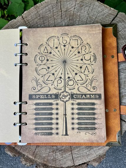 Блокнот Harry Potter “Hogwarts Binder” — магічний щоденник із кільцями, 4 факультети (A5) | Зображення 5