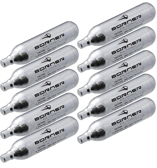 Балони CO2 40 шт 12 г Borner для пневматики балончик для пневматичного пістолета ms | Зображення 1