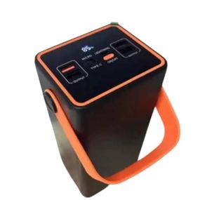 Power Bank 100000 mAh з ремінцем та ліхтарем YM-655 Чорний