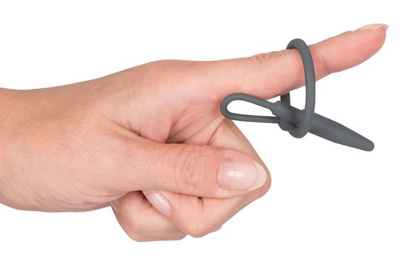Ерекційне кільце - Penis Plug With Glans Ring | Зображення 4