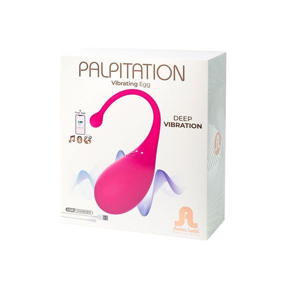 Смарт-віброяйце Adrien Lastic Palpitation Pink з глибокою вібрацією Sex Aura | Зображення 6
