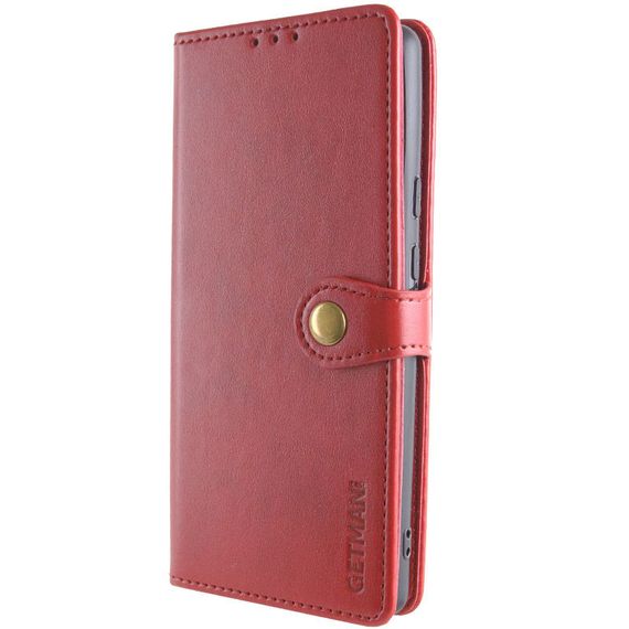 Кожаный чехол-книжка GETMAN Gallant (PU) для Xiaomi Redmi A5 / Poco C71 Красный | Зображення 1