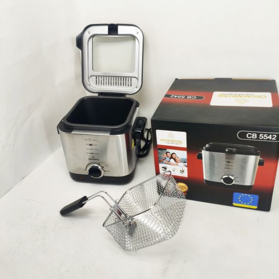 Фритюрница для дома на 1.5л Crownberg CB-5542 1200Вт WF-89 | Зображення 9