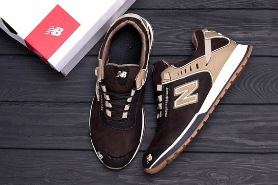 шкіряні кросівки New Balance Brown | Зображення 8