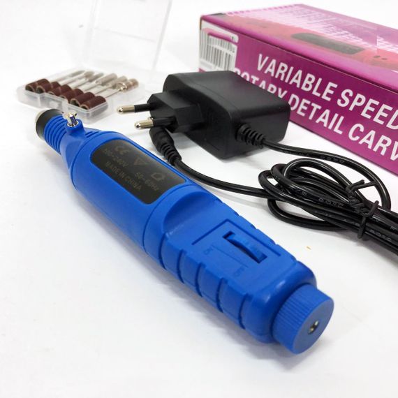 Ручной фрезер для ногтей SmartUs CBM-033 для маникюра и педикюра в домашних условиях. EC-889 Цвет: синий | Зображення 7