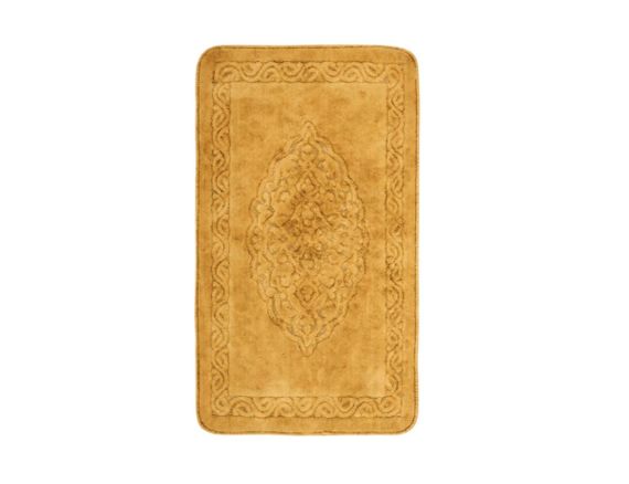 Килимок у ванну Arya Damaks AR-A107217-Mustard 120х70 см гірчичний