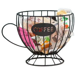 Фруктовниця 19,5*14*10,5см чорний B090062 LACY CUP VIVA