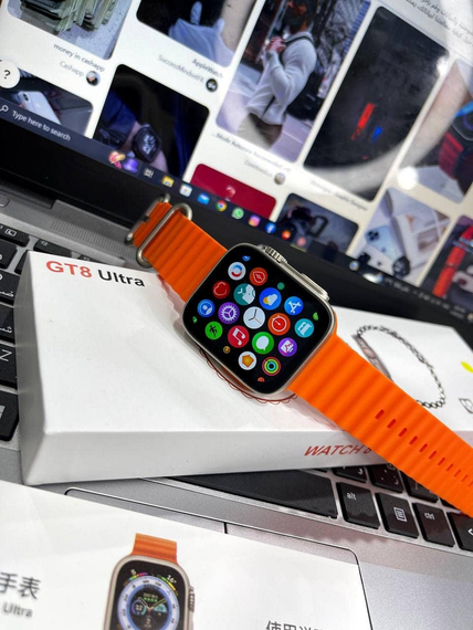 Смарт часы GT8 ULTRA Smart Watch 45mm Orange | Зображення 4