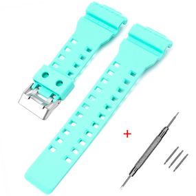 Ремінець для Casio G-Shock GA-100/110 Light Green SI LG