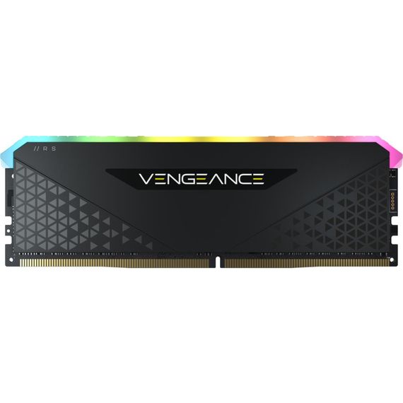 Модуль пам'яті для комп'ютера DDR4 16GB 3600 MHz Vengeance RGB RS Black Corsair (CMG16GX4M1D3600C18) | Зображення 2