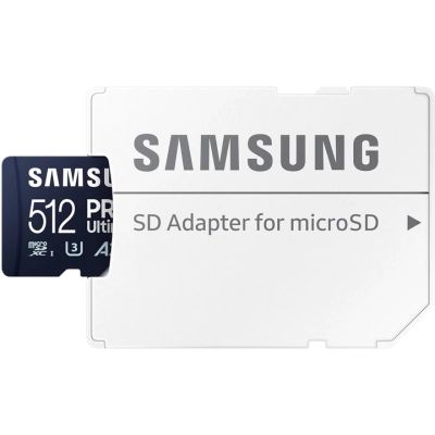 Карта памяти Samsung 512GB microSDXC class 10 UHS-I U3 V30 A2 Pro Ultimate (MB-MY512SA/WW) | Зображення 3