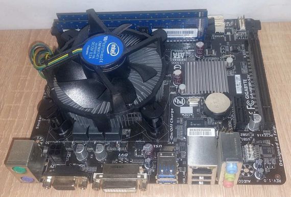 Комплект: Материнская плата Gigabyte GA-H81M-S2V / Intel Core i5-4440 (4 ядра по 3.1 - 3.3 GHz) / 8 GB DDR3 / Intel HD Graphics 2500 / Socket LGA1155 / Кулер б/у | Зображення 7
