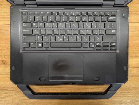 Захищений ноутбук Dell Latitude 5424 Rugged / 14" (1920x1080) IPS / Intel Core i5-8350U (4 (8) ядра по 1.7 - 3.6 GHz) / 8 GB DDR4 / 512 GB SSD / Intel UHD Graphics 620 / WebCam / Windows 10 б/в + Подарунок Бездротова миша / USB | Зображення 2