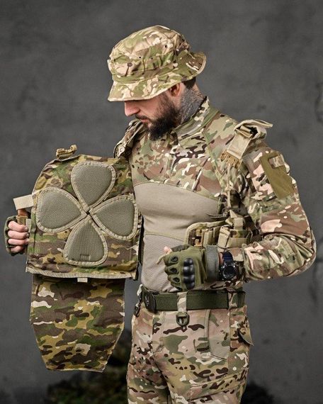 Плитоноска 4 быстрых сброса  Cordura мультикам ВТ7929 | Зображення 7