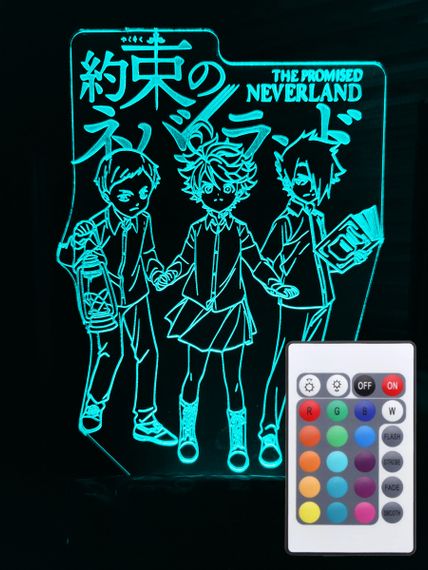 Акриловый светильник-ночник с пультом 16 цветов Обещанный Неверленд tty-n000938