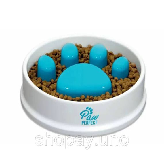 Годівниця для повільної подачі їжі Paw Perfect для котів та собак · Миска Slow Feeder Bowl для домашніх тварин | Зображення 3