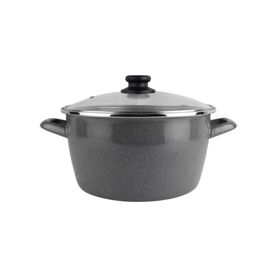 Кастрюля высокая из эмалированной стали VITRINOR K2, 26см, 5.4л - кухонный инвентарь для готовки.