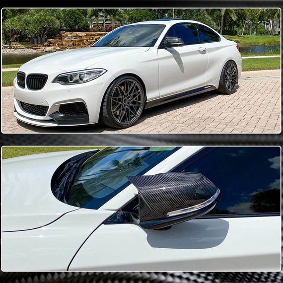 Кришки дзеркал V1 (Карбон) для BMW 1 серія F20/21 2011-2019 рр | Зображення 3