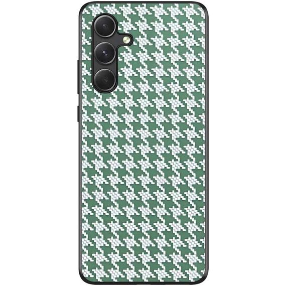 Чохол TPU+PC Grid для Samsung Galaxy S25 Green | Зображення 1