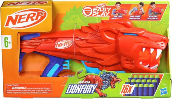 Бластер игрушечный Hasbro Nerf Wild Lionfury (F8646) | Зображення 2