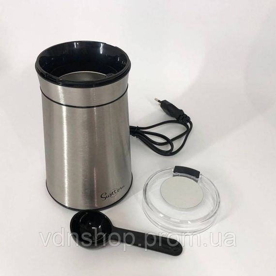 Машинка для помелу кави маленька, Кавомолка потужна побутова, Кавомолка електрична топ IU-12 | Зображення 4