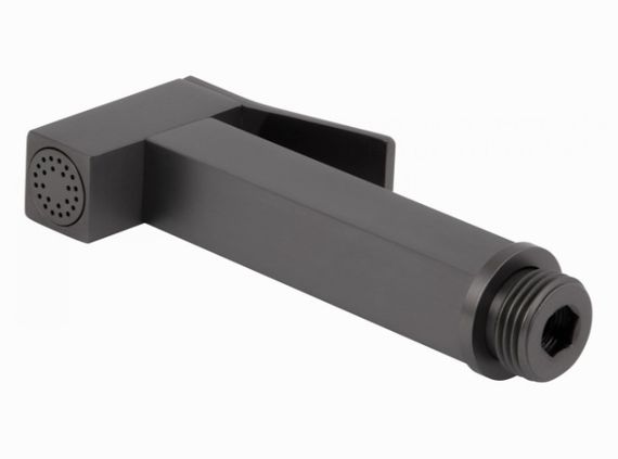 Змішувач для умивальника Qtap Gemini (з гігієнічним душем) Gunmetal Black PVD QTGEM272GMB45692 | Зображення 1