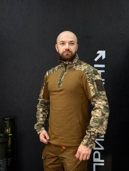 Тактичний Військовий Комплект Койот/Піксель Ягуар 4.5.0. Jaguar Убакс +Штани Under Body Armor Combat Shirt | Зображення 1