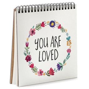 Скетчбук You are loved 17x18 см (BDK_FFL008)