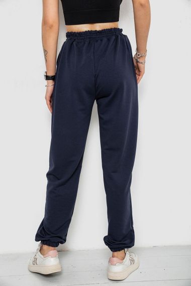 Спортивні штани жіночі, колір темно-синій, 238R347 | Зображення 3