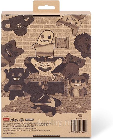 М'яка іграшка Фуглер смішний потворний монстр Чебурашка 23 см Fuggler Grumpy Grumps by Zuru | Зображення 3